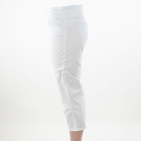 Gloria Vanderbilt Amanda Pull-On Capri Jeans Vintage White - Picture 4 of 5